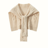 Pure Cashmere Cape Scarf Winter Cashmere Shawl Shoulder Warmer
